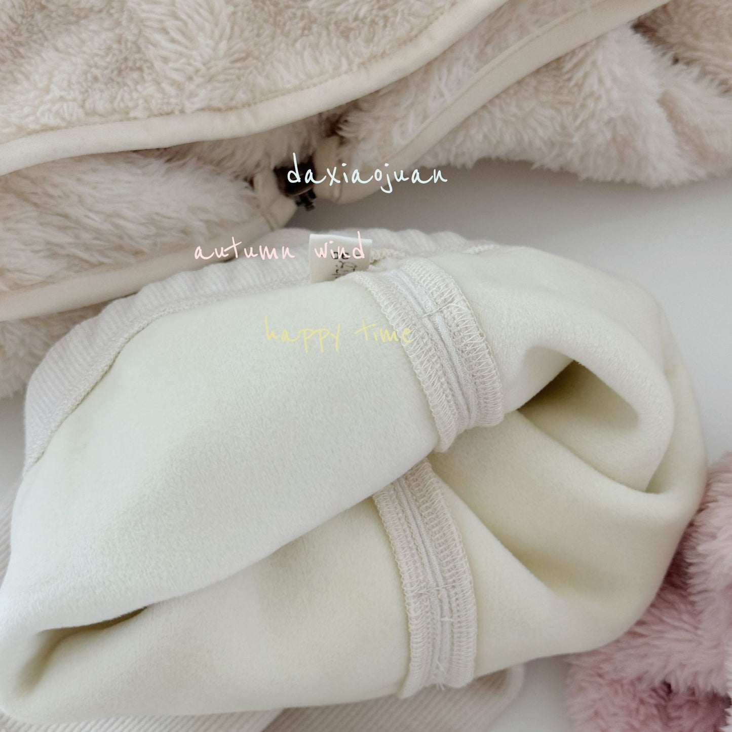 Ensemble de peluche ours mignon à capuche pour enfants DXJ (sans gants)