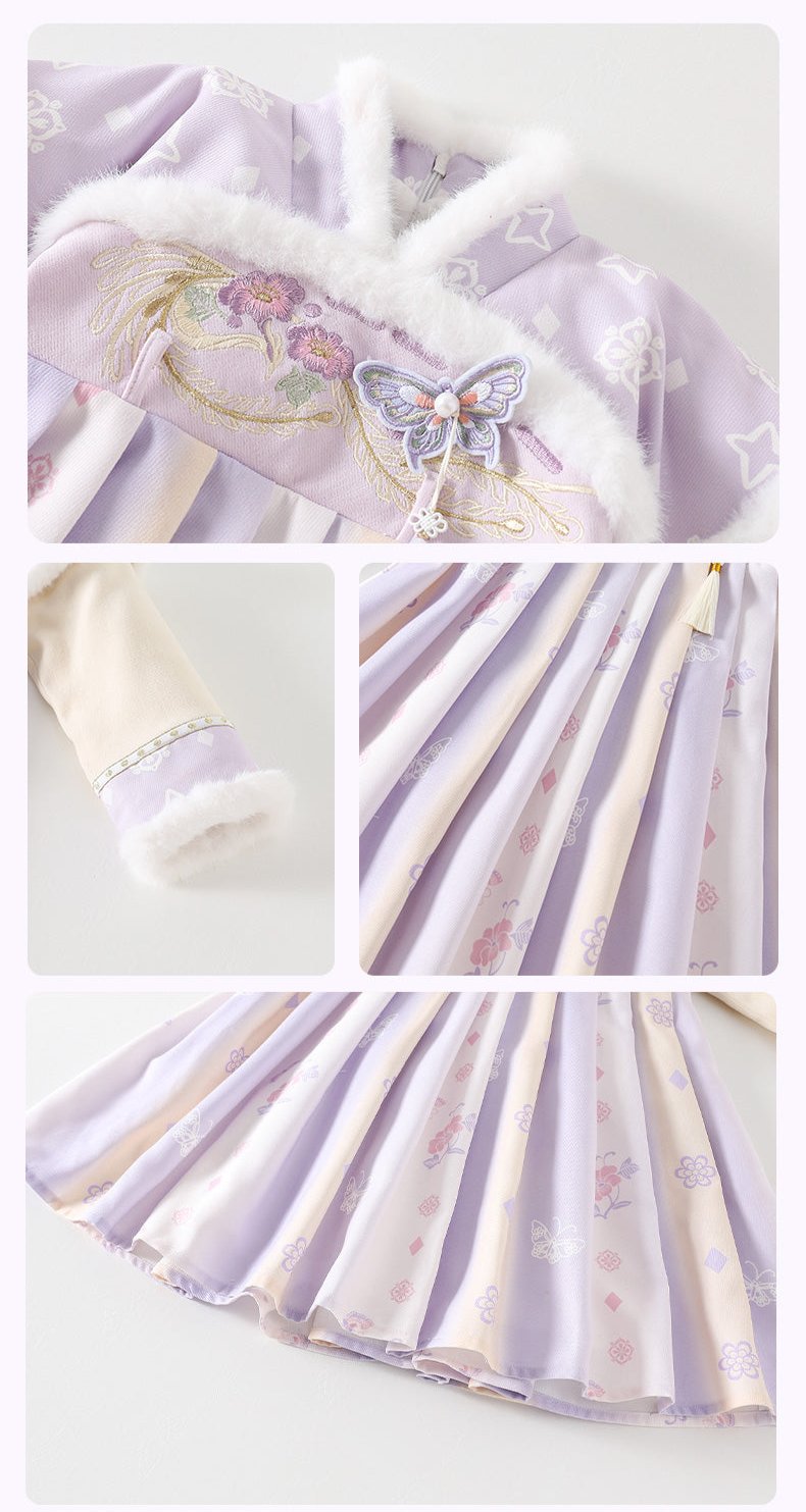 Ensemble de vêtements pour fille du Nouvel An chinois JXGX --- Zisu