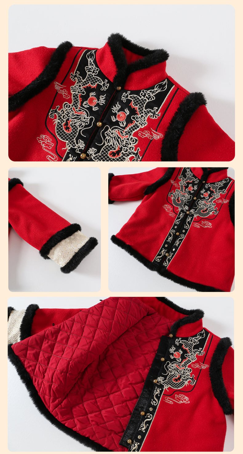 JXGX Chinese New Year Boys Jacket---Junci