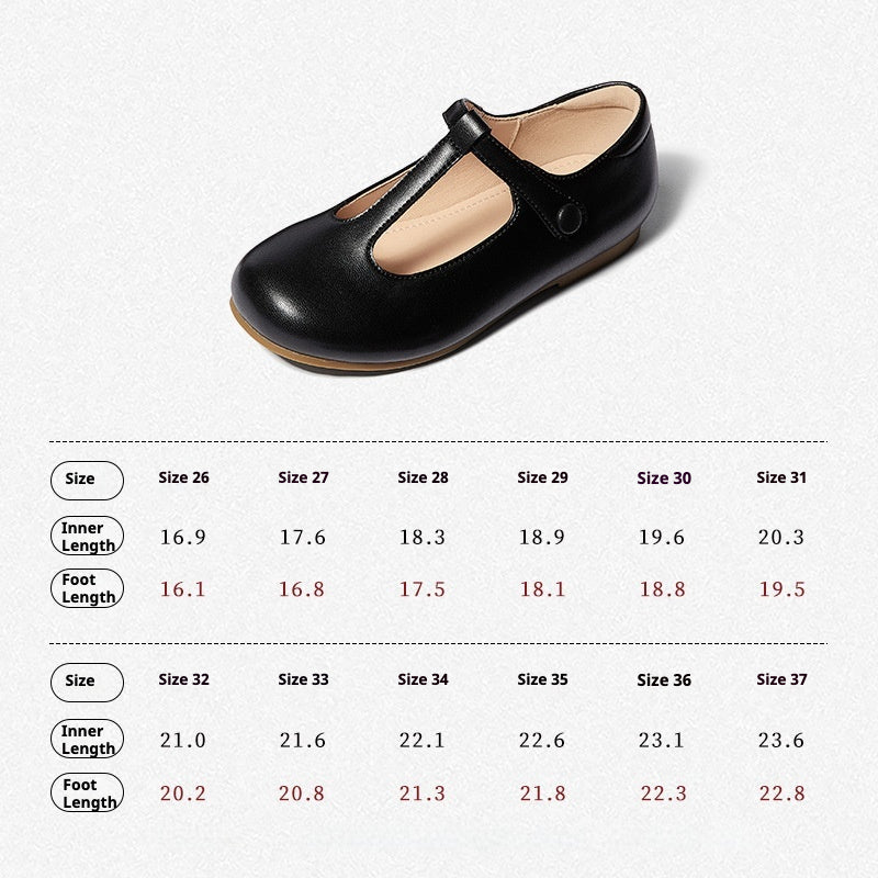 Snoffy Girls Leather Shoes