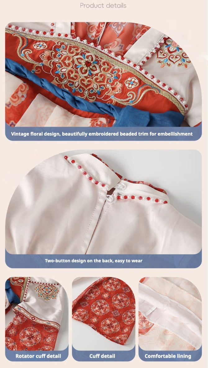 Robe confucéenne Hanfu pour filles MengHu ---Wanwan--- Nouvel An chinois