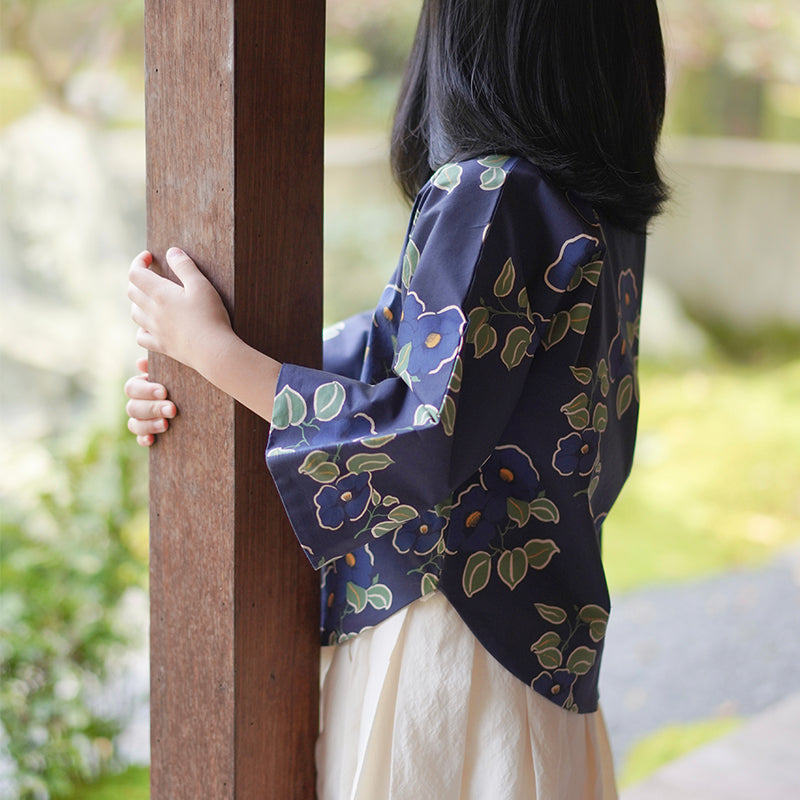 Haut à manches oversize vintage Camellia de MaNa