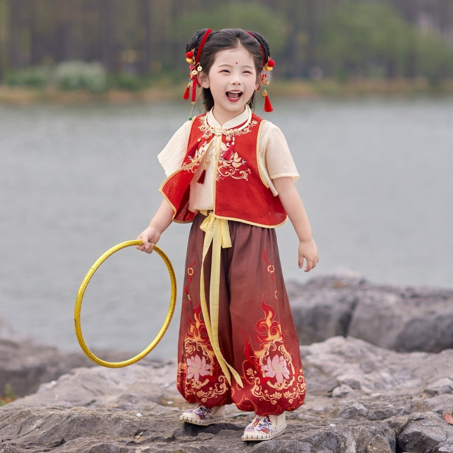 JXGX Summer NeZha Kids Outfit----MoTong