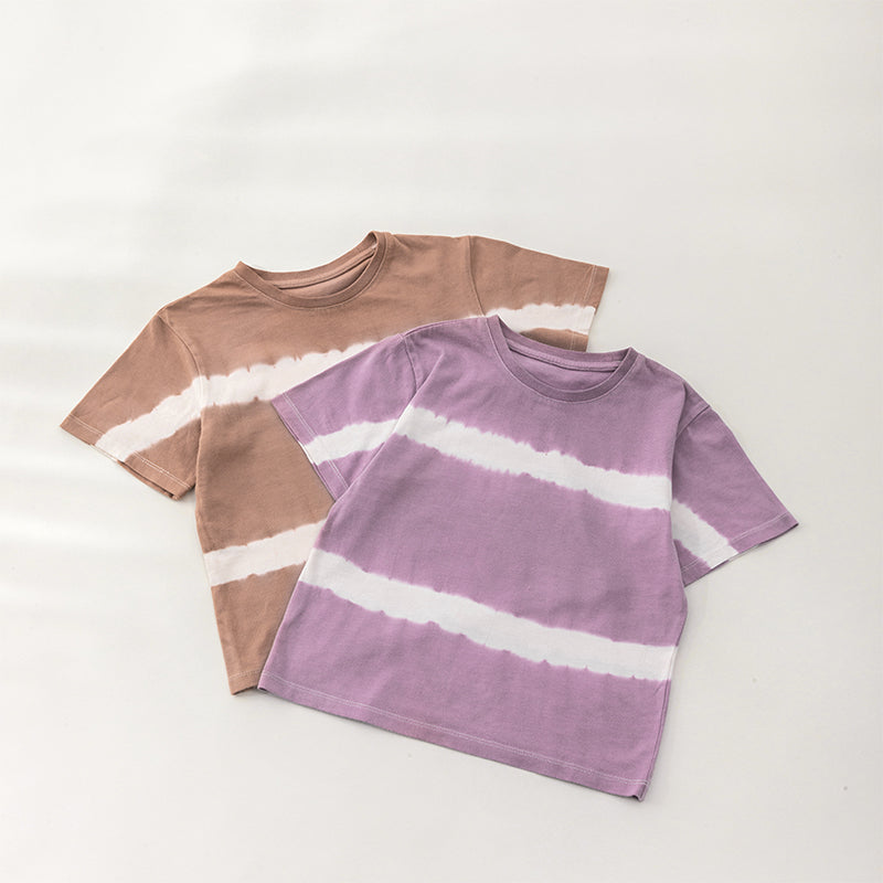T-shirt tie-dye en coton biologique à base de plantes ANNIEWIN