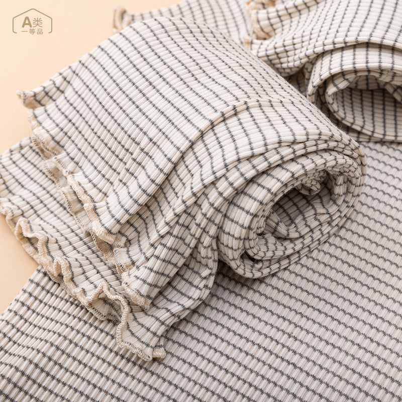 Pantalon évasé en coton biologique pour petite fille ANNIEWIN