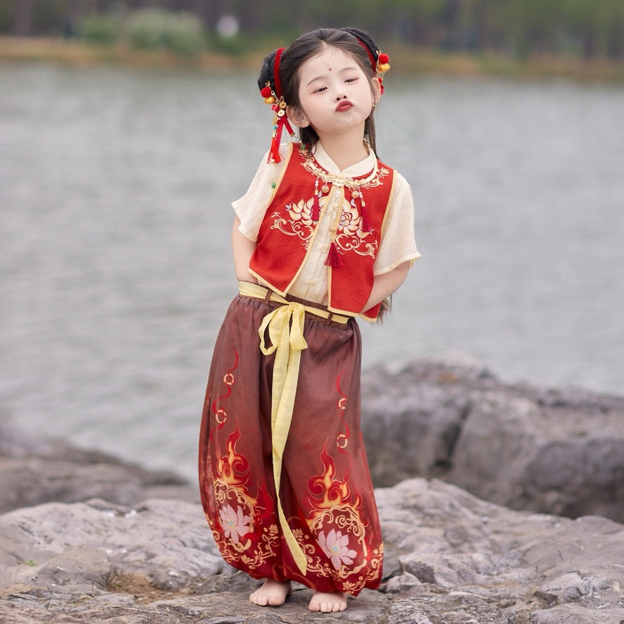 JXGX Summer NeZha Kids Outfit----MoTong
