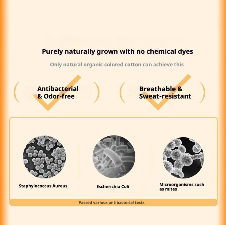 ANNIEWIN Barboteuse rayée beige en coton biologique pour nouveau-né