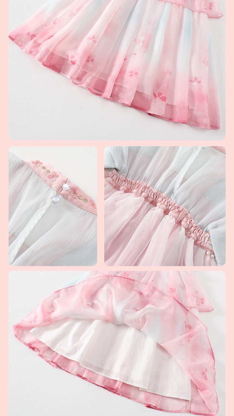 JXGX Summer Kite Blossom Hanfu Princess Dress---Zhiyuan