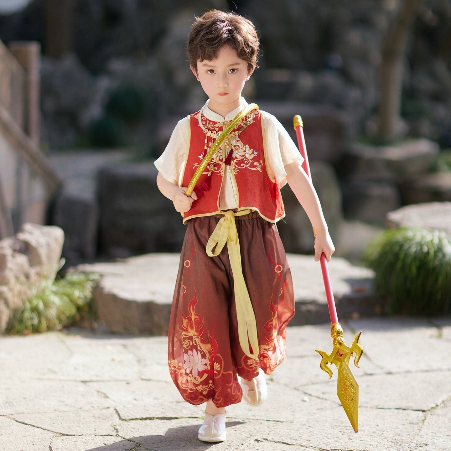 JXGX Summer NeZha Kids Outfit----MoTong