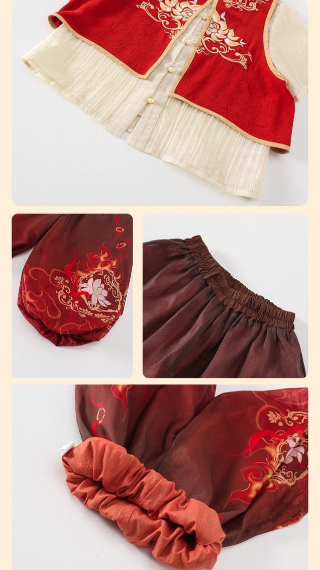 JXGX Summer NeZha Kids Outfit----MoTong