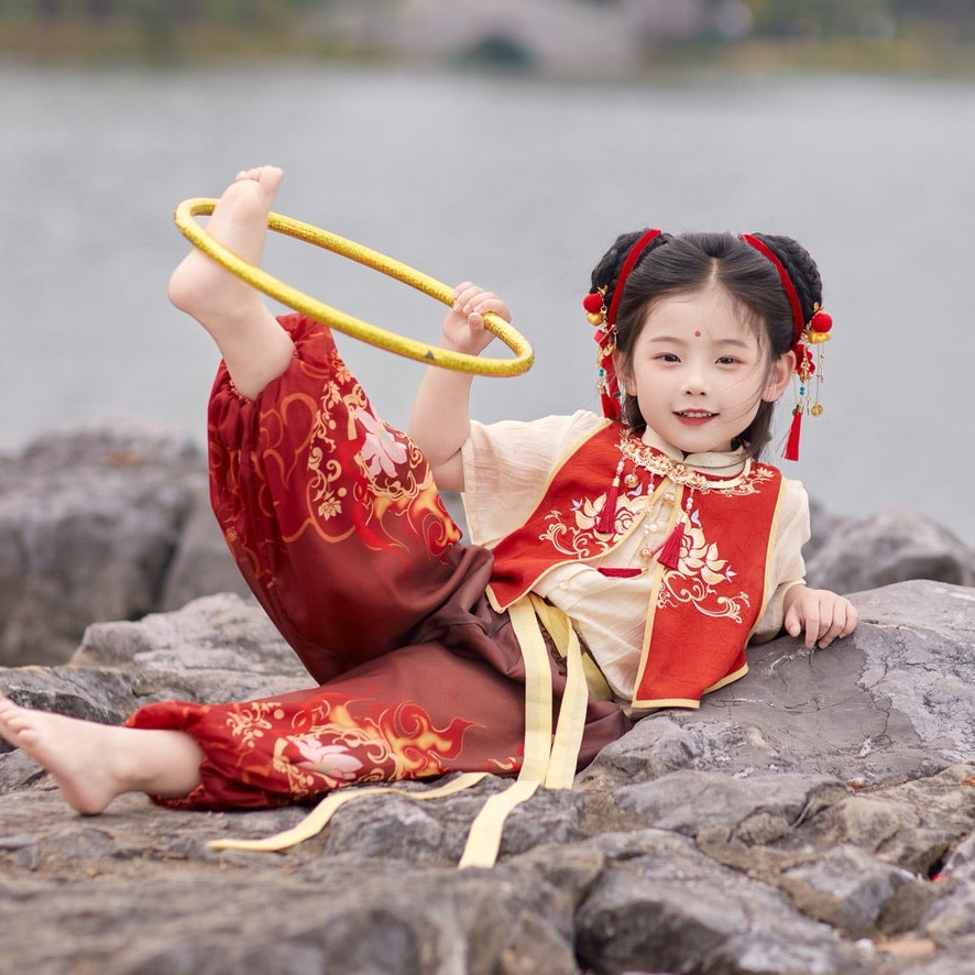 JXGX Summer NeZha Kids Outfit----MoTong