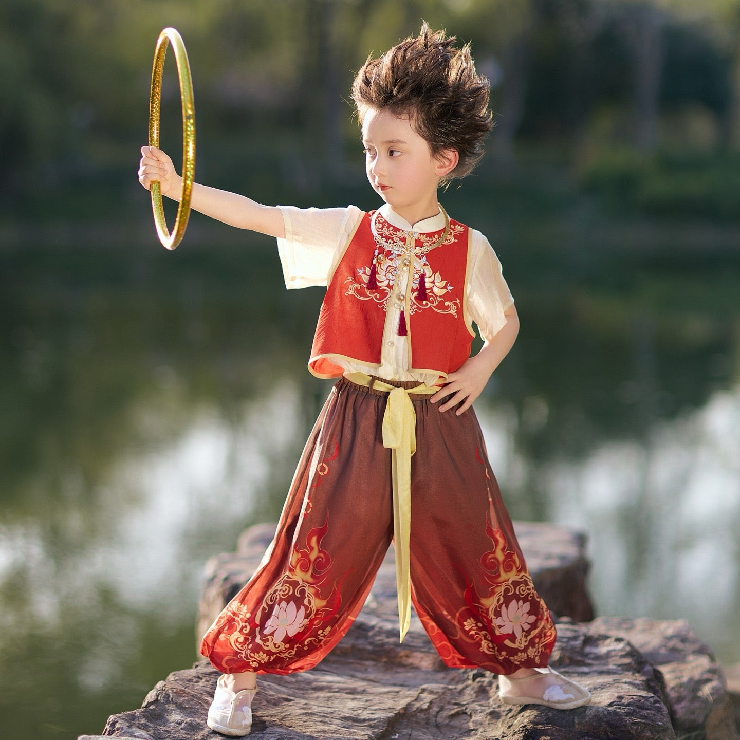 JXGX Summer NeZha Kids Outfit----MoTong