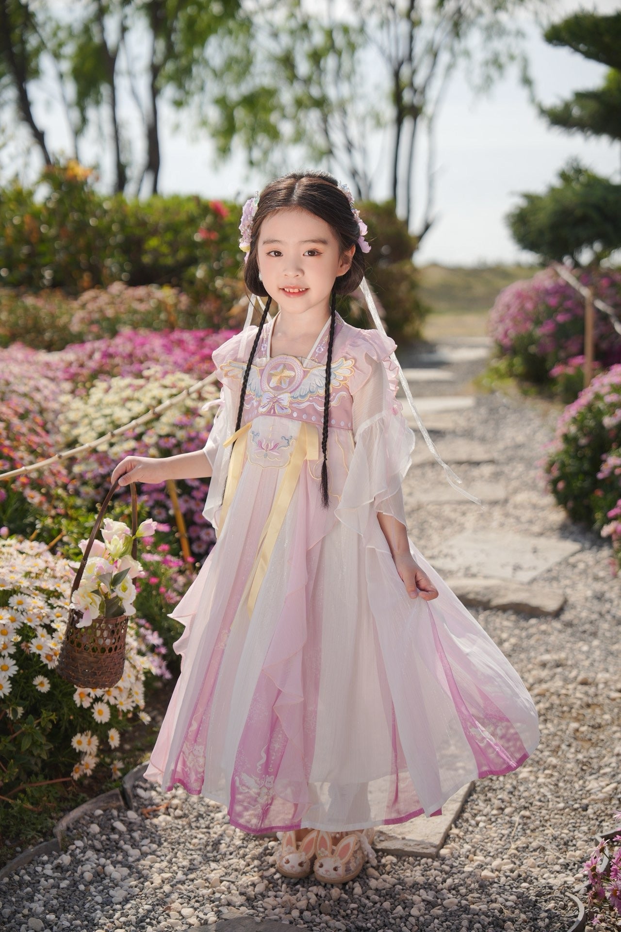 JXGX Summer Girl Starlight Guardian Princess Hanfu Dress ---YueYe