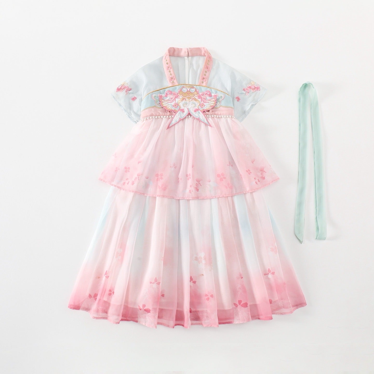 JXGX Summer Kite Blossom Hanfu Princess Dress---Zhiyuan