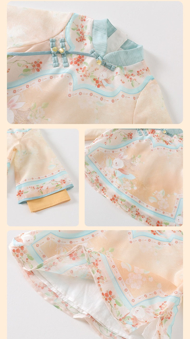 JXGX Little Moon Rabbit 2-Piece Girl’s Set --Xiaoyuetu