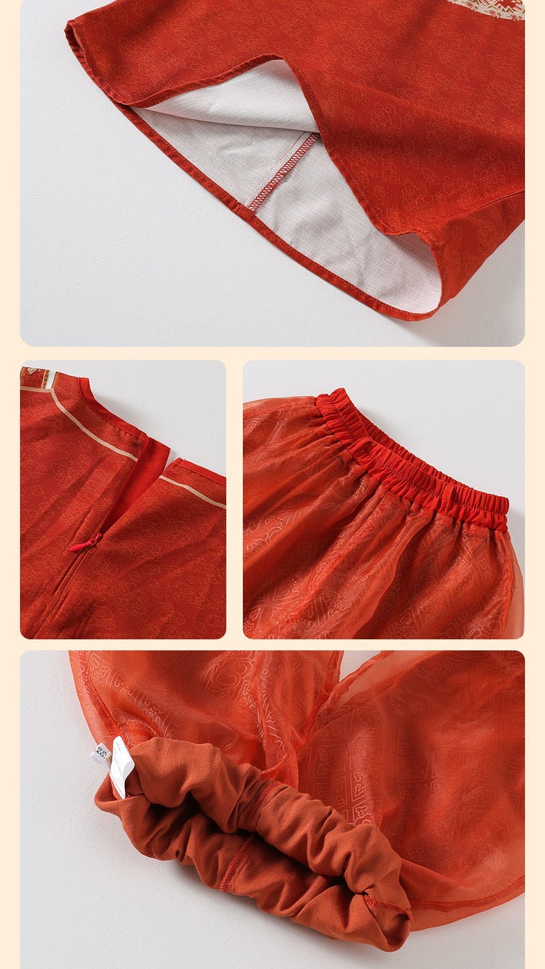 JXGX Vibrant 3-Piece Girl’s Set ---XiYan