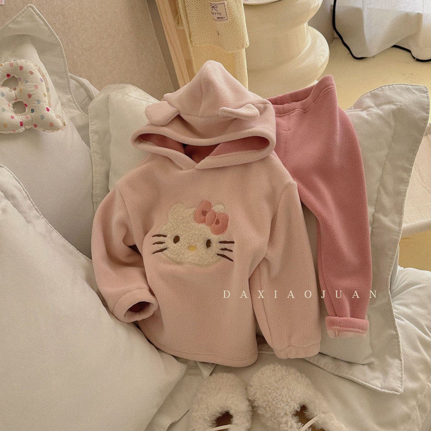 DXJ Whimsy Warmth : collection d'ensembles à capuche pour enfants