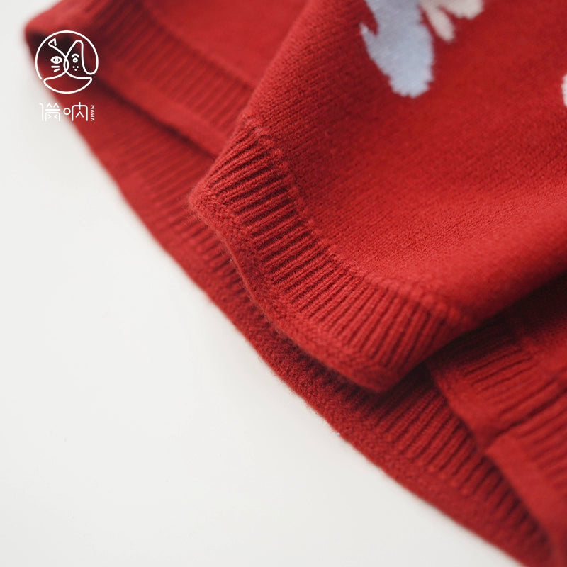 MaNa Chinese New Year Toddler Knitted Wool Vest