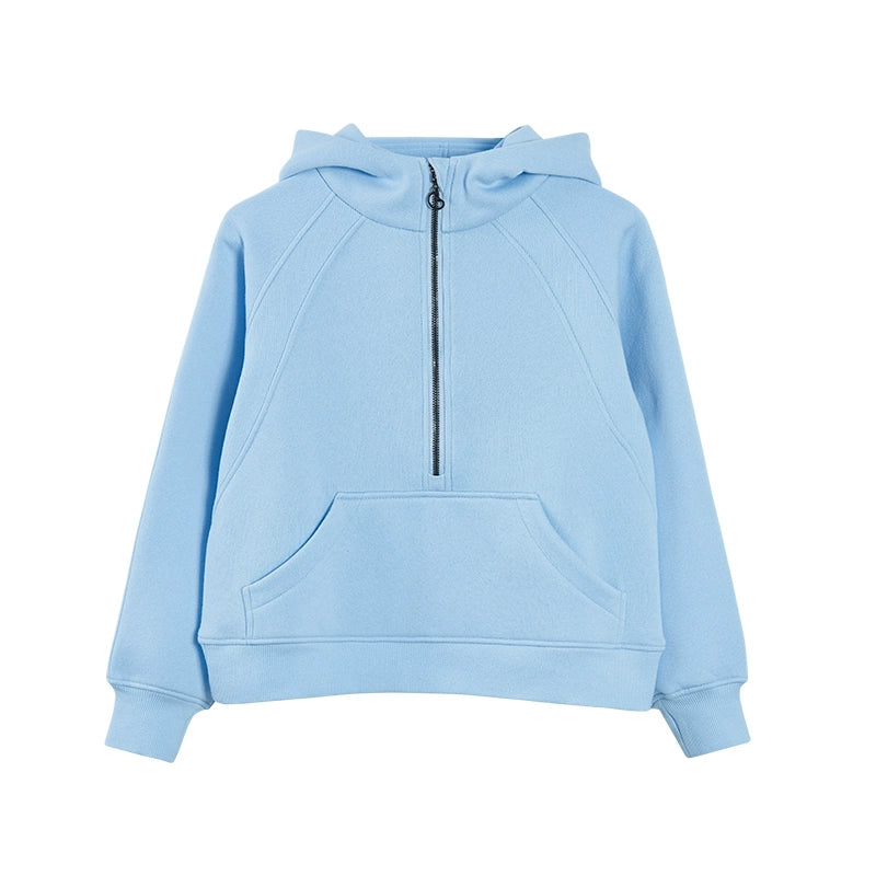 Jollybean CozyFlex Kids' Half-Zip Fleece Sweatshirt (120-170/5y-Adult)