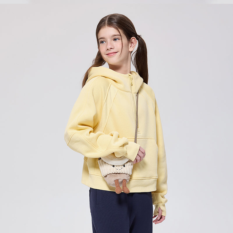 Jollybean CozyFlex Kids' Half-Zip Fleece Sweatshirt (120-170/5y-Adult)
