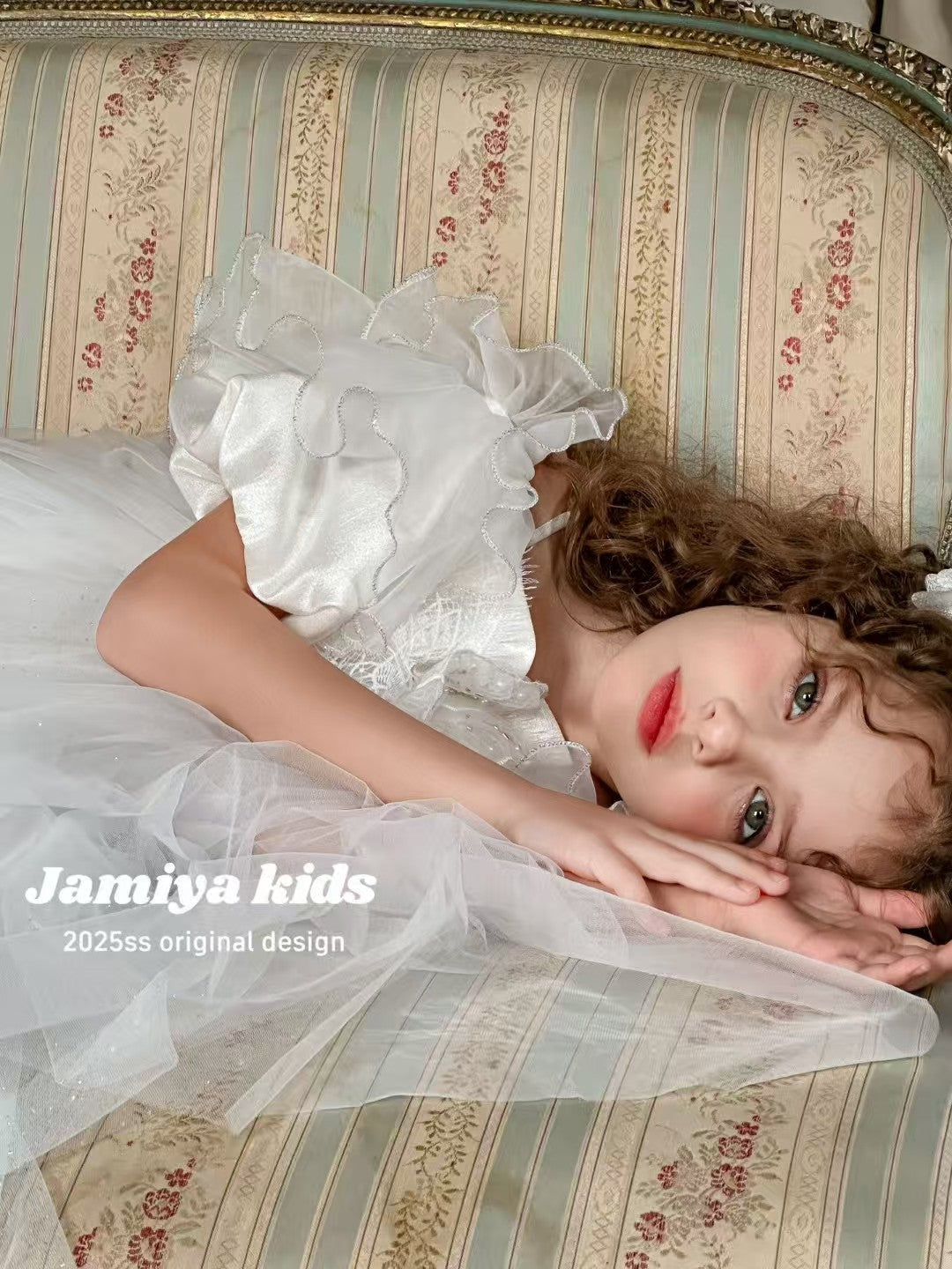 JAMIYA Girls Enchanted Butterfly Gown (100-150/3y-112y)