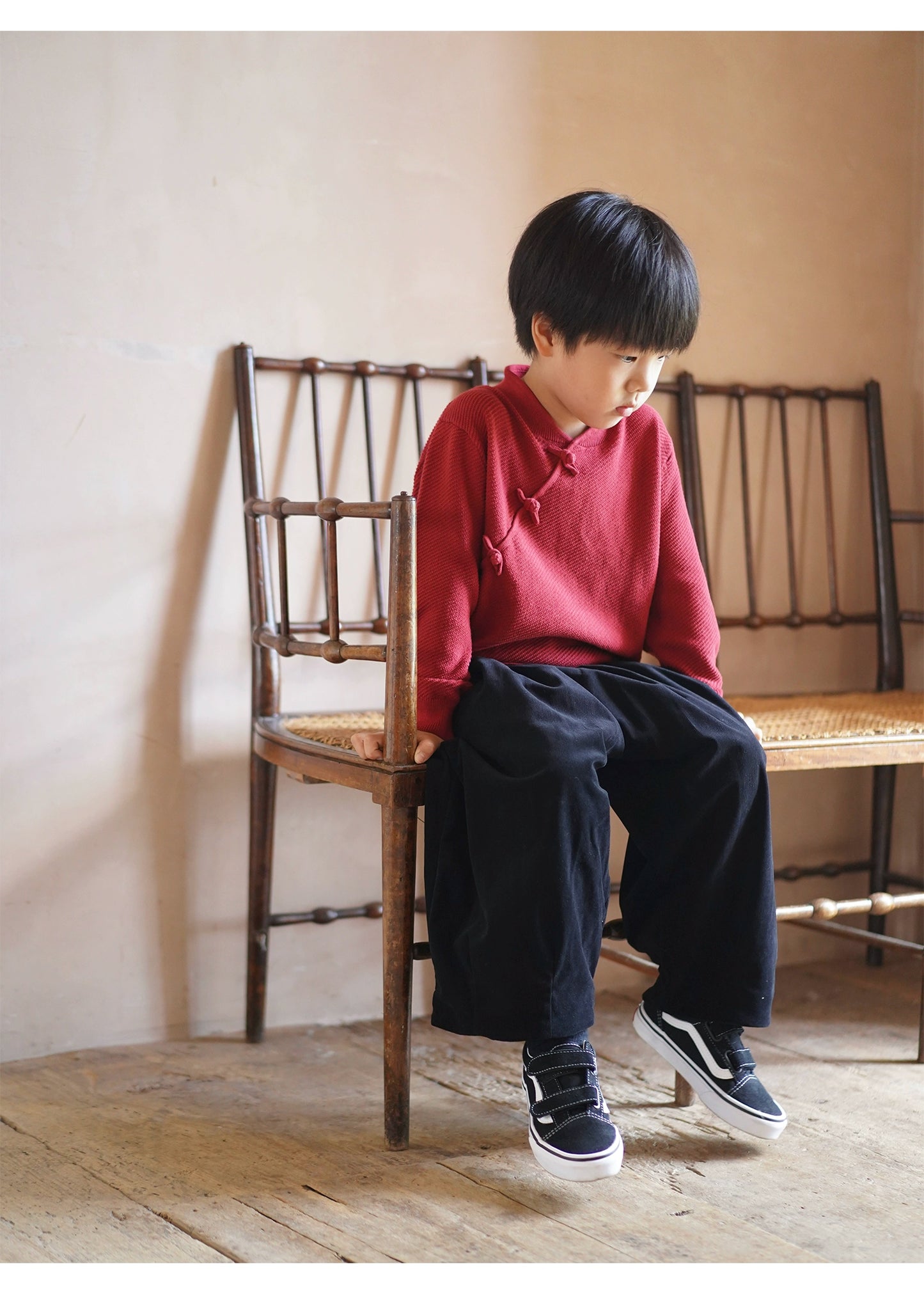 MaNa Kids Dark Green Cozy Corduroy Balloon Pants