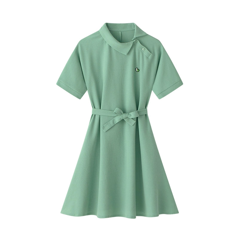 JollyBean Girls' Polo Dress – Belted Summer Shirt Dress (120-170/ 5y-Adult)