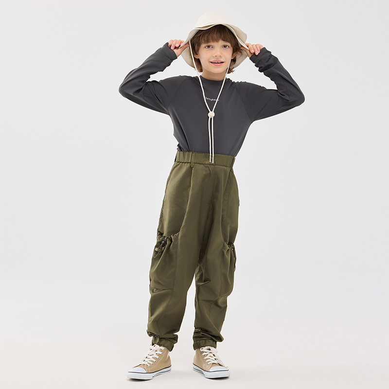 Jollybean ExplorerFlex Kids' Multi-Pocket Cargo Pants (120-170/5y-Adult)