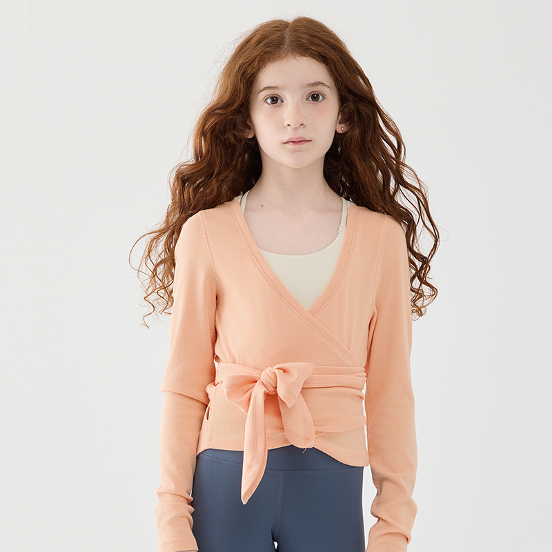 Jollybean GraceFlow Girls' Ballet Wrap Top (120-165/5y-12+)