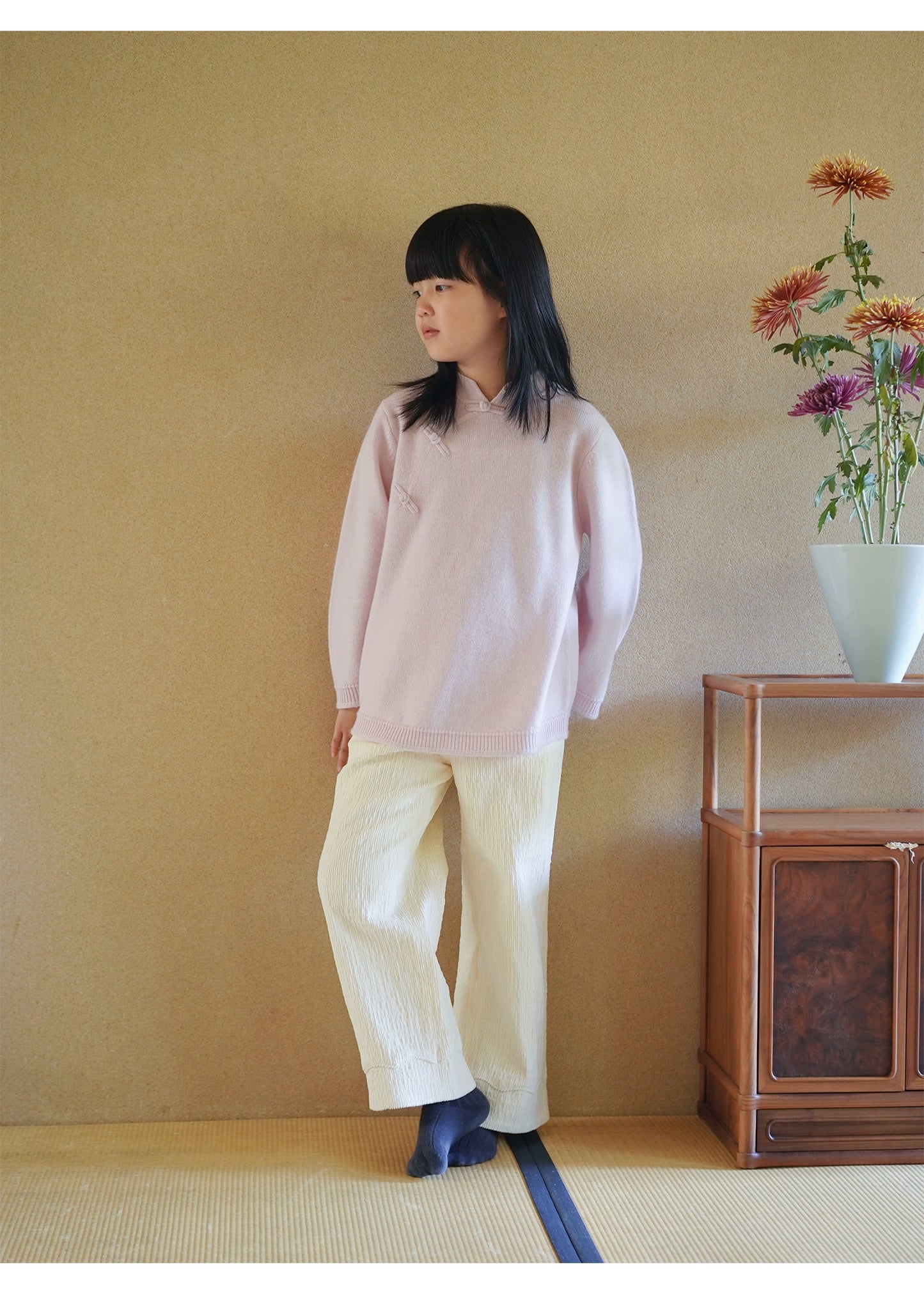 MaNa Chinese New Year Kids Cotton Corduroy Pants