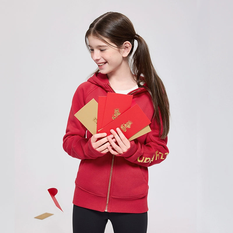 Jollybean Girls Chinese New Year's Fleece Slim Sweatshirt