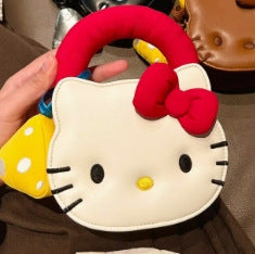 Robe pull rouge Hello Kitty pour filles