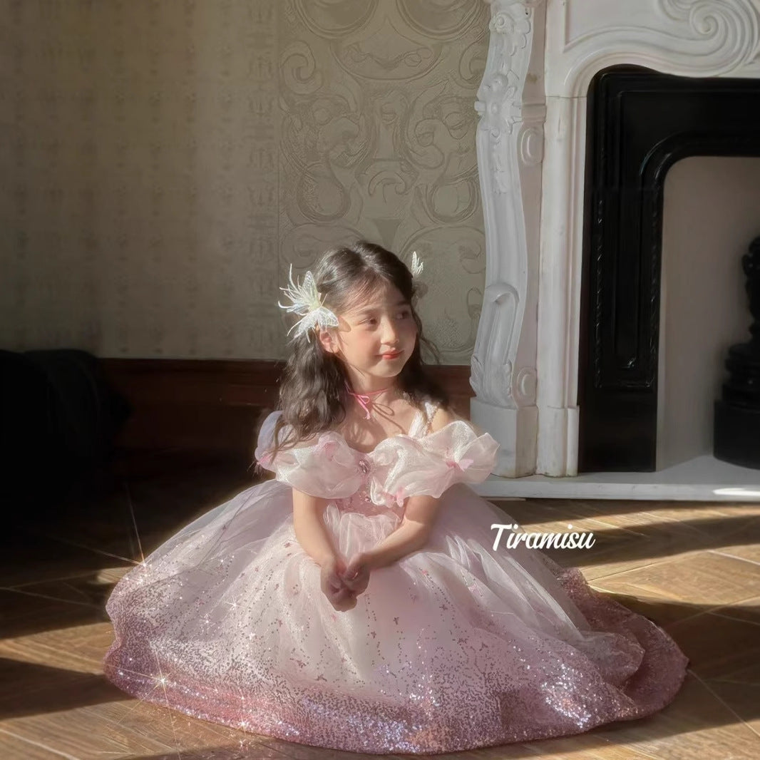Tiramisu Pink Princess Dream Dress (100-150/3y-12y)