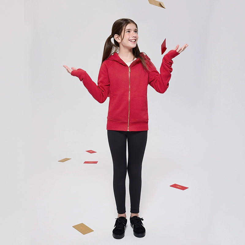 Jollybean Girls Chinese New Year's Fleece Slim Sweatshirt