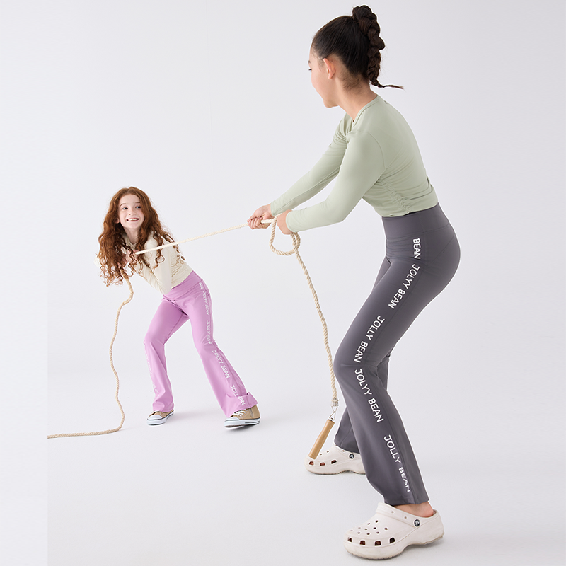 Jollybean FlexFlare Girls' High-Waist Flared Leggings (110-170/4y-Adult)