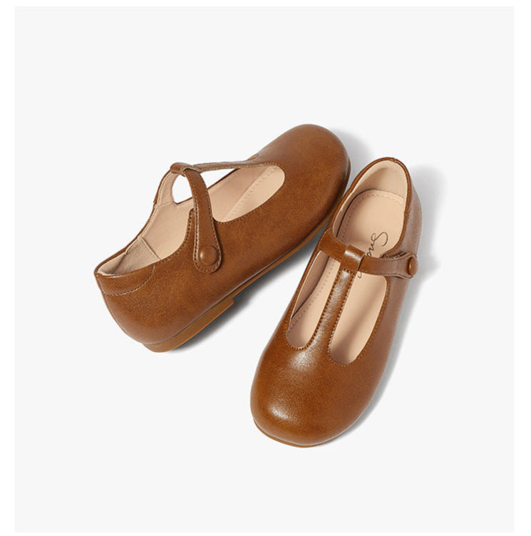 Snoffy Girls Leather Shoes