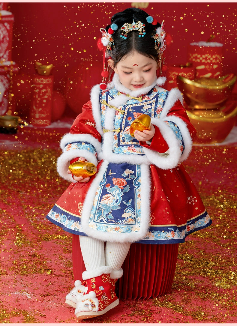 MengHu Girls’ Chinese New Year's Dress ---Xiaofuling