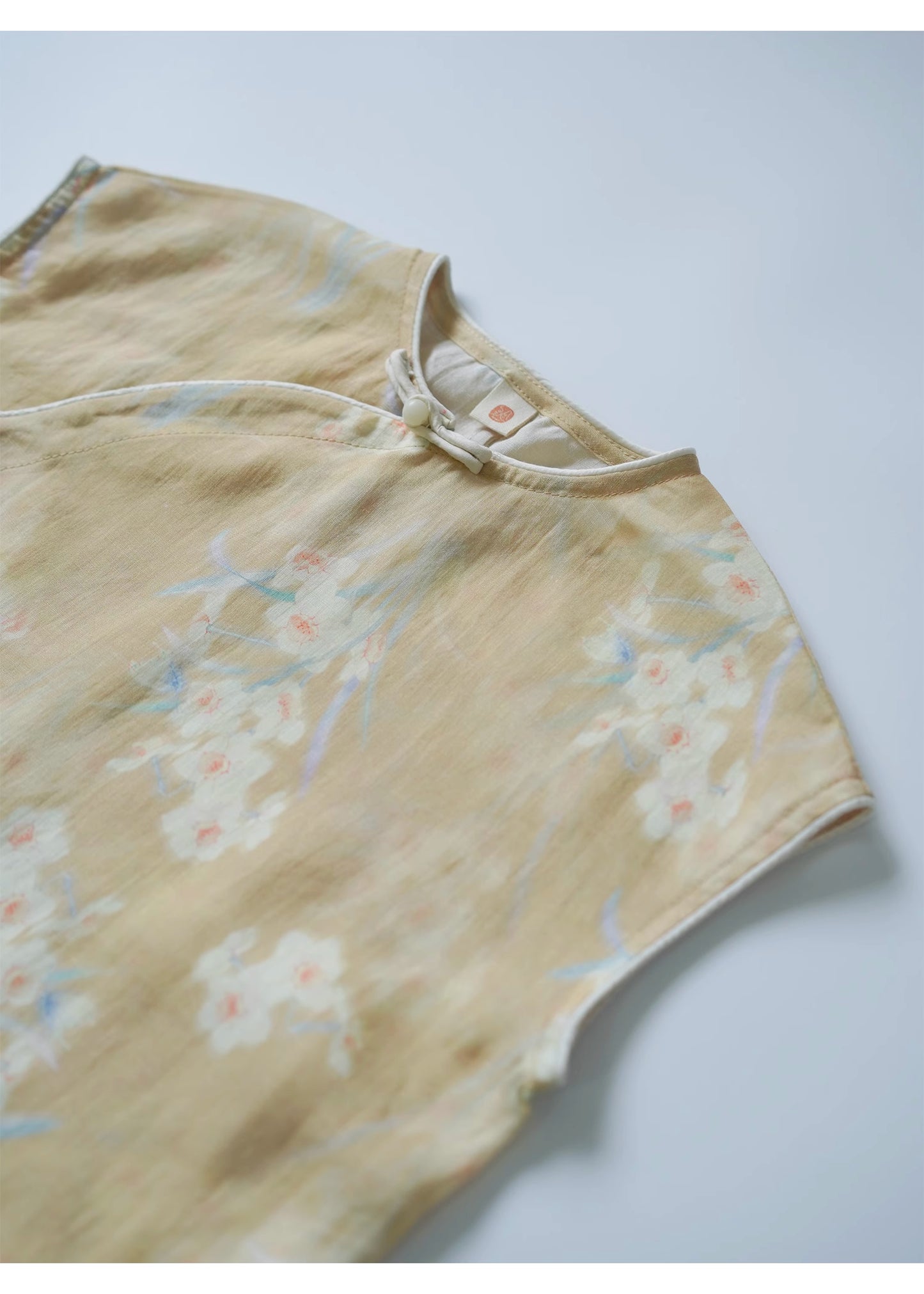 Mana Traditional Crescent Sleeve Kids Summer Shirt