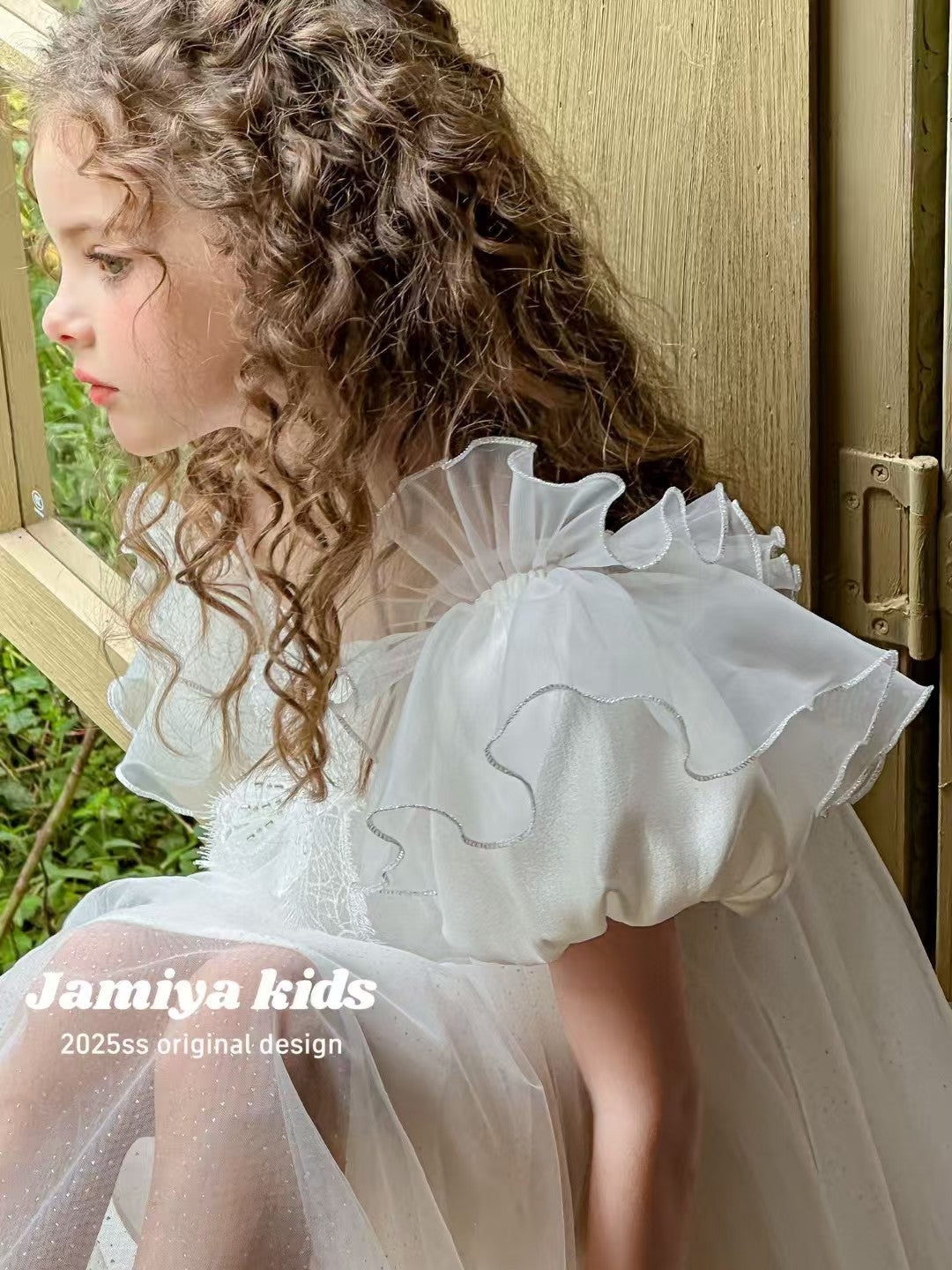 JAMIYA Girls Enchanted Butterfly Gown (100-150/3y-112y)