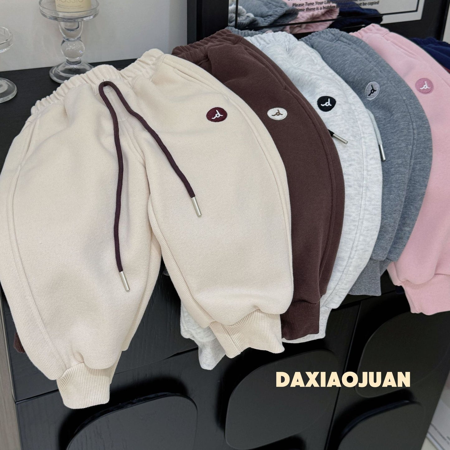 Pantalon de survêtement en polaire pour enfants DXJ