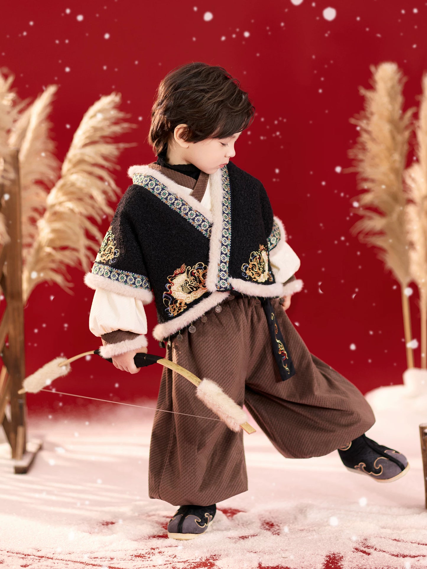 JXGX Kids Winter 3-Piece Set ---HeLianZhuLai