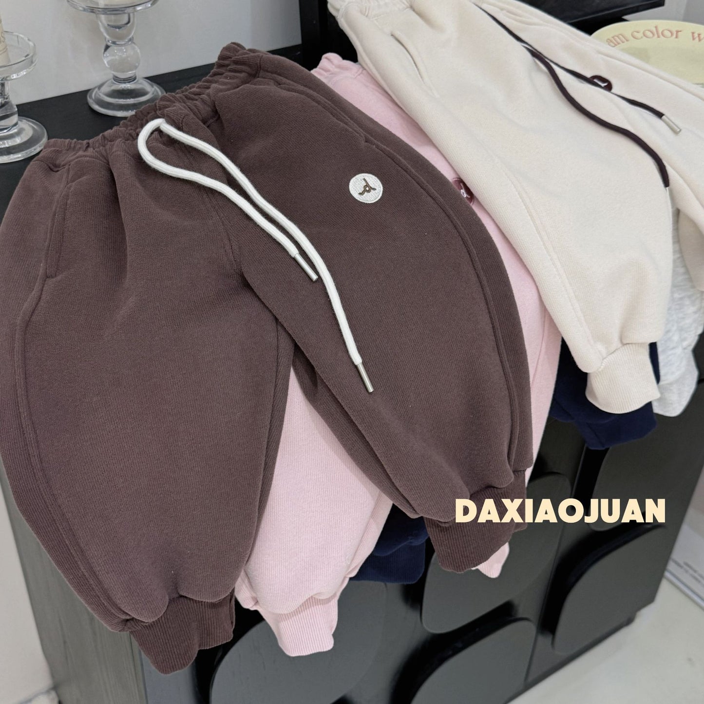 Pantalon de survêtement en polaire pour enfants DXJ