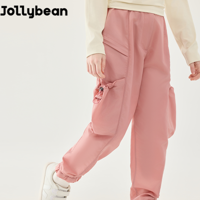 Jollybean ExplorerFlex Kids' Multi-Pocket Cargo Pants (120-170/5y-Adult)