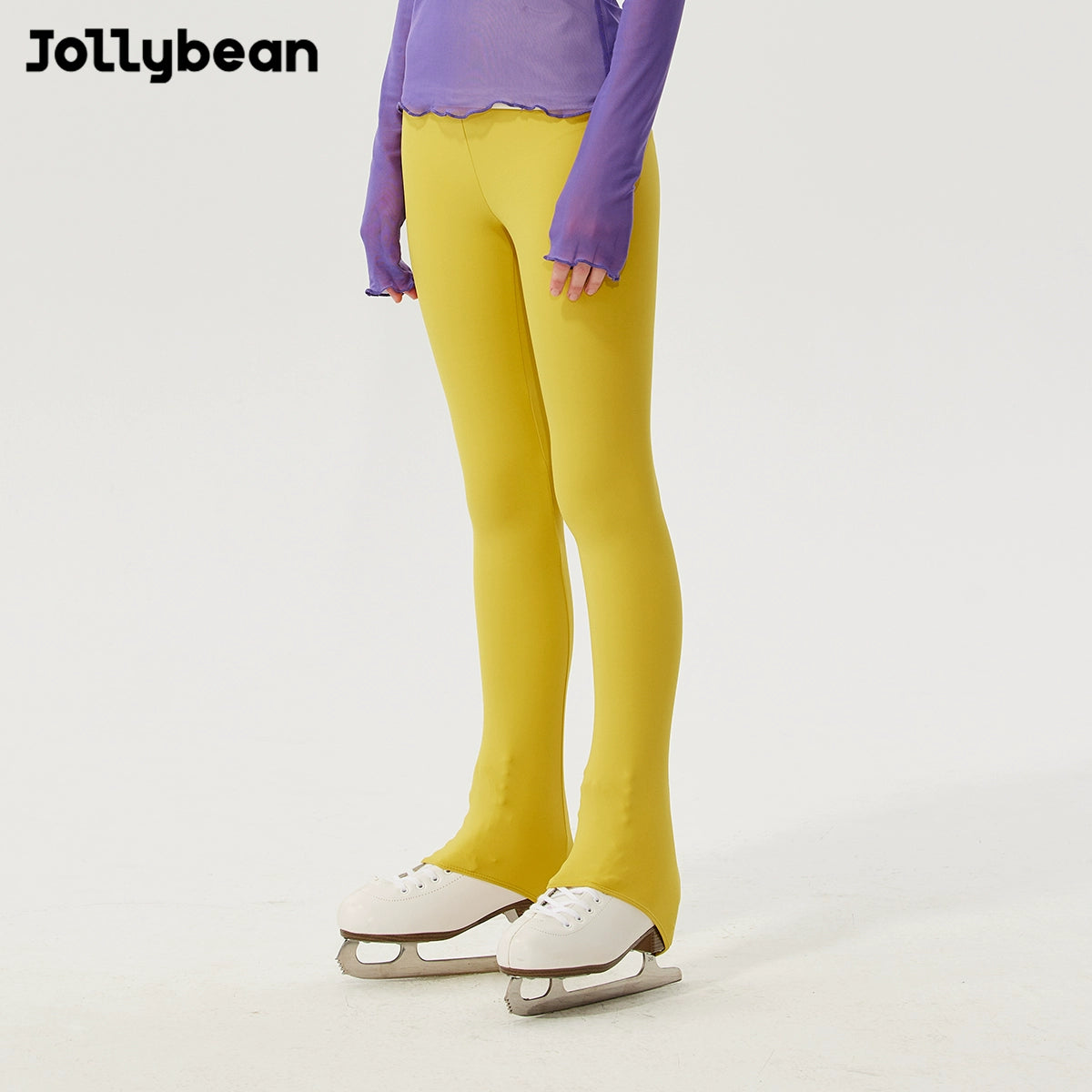 Jollybean Girls ShimmerFlex Ice Skating Tights (120-160/5y-12+)