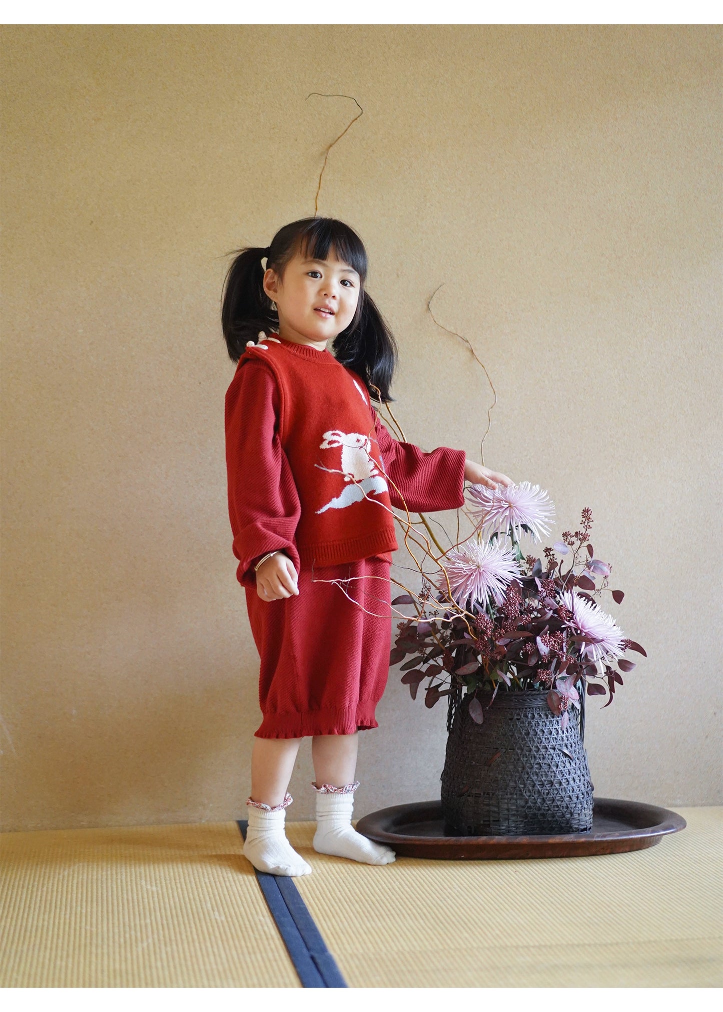 MaNa Chinese New Year Toddler Knitted Wool Vest
