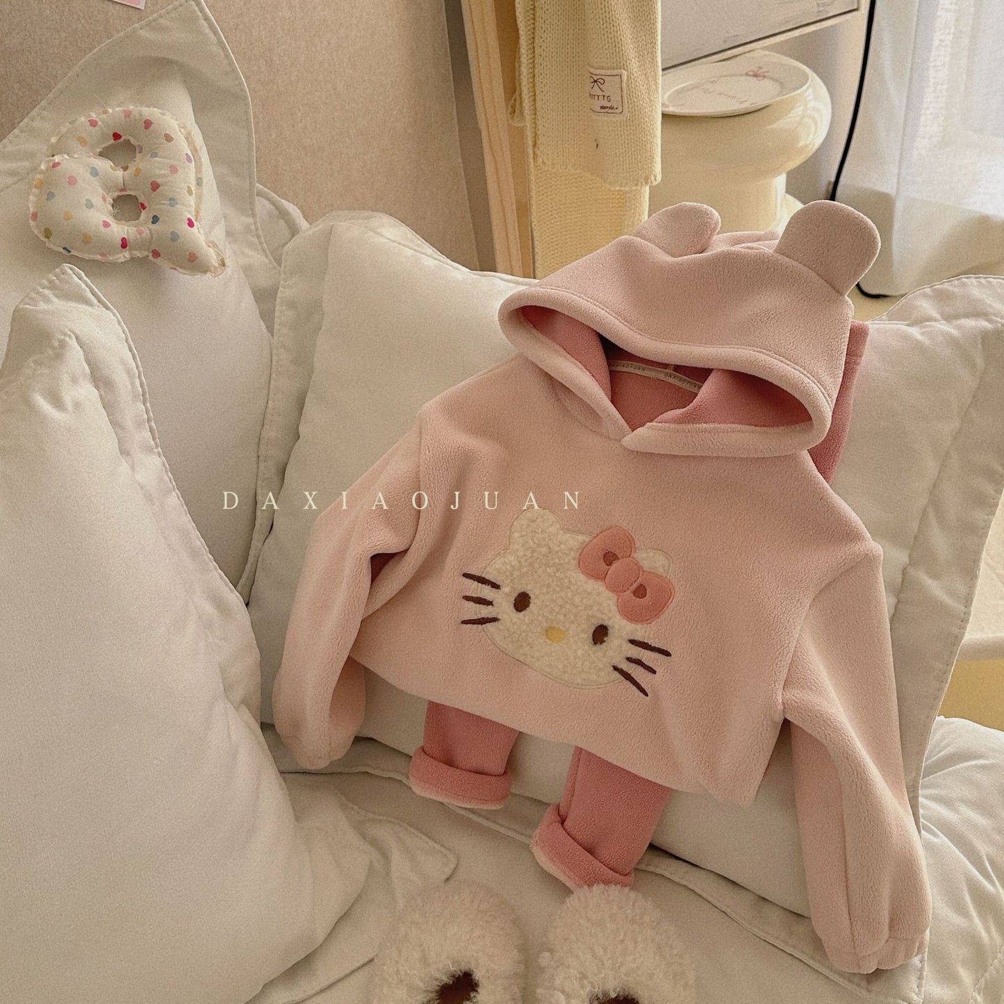 DXJ Whimsy Warmth : collection d'ensembles à capuche pour enfants