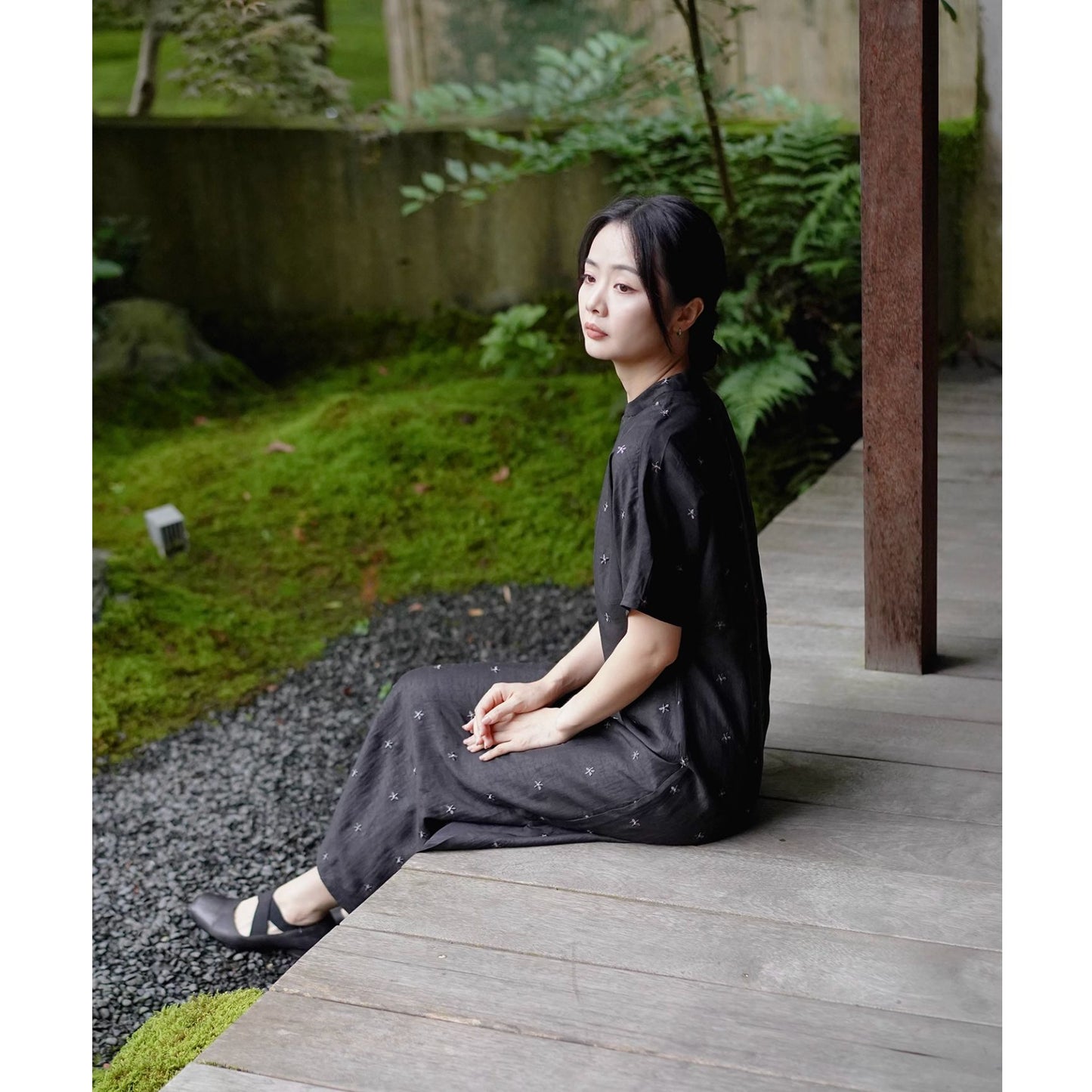 Mana Women Silk Elegance Xiangyun Qipao Dress
