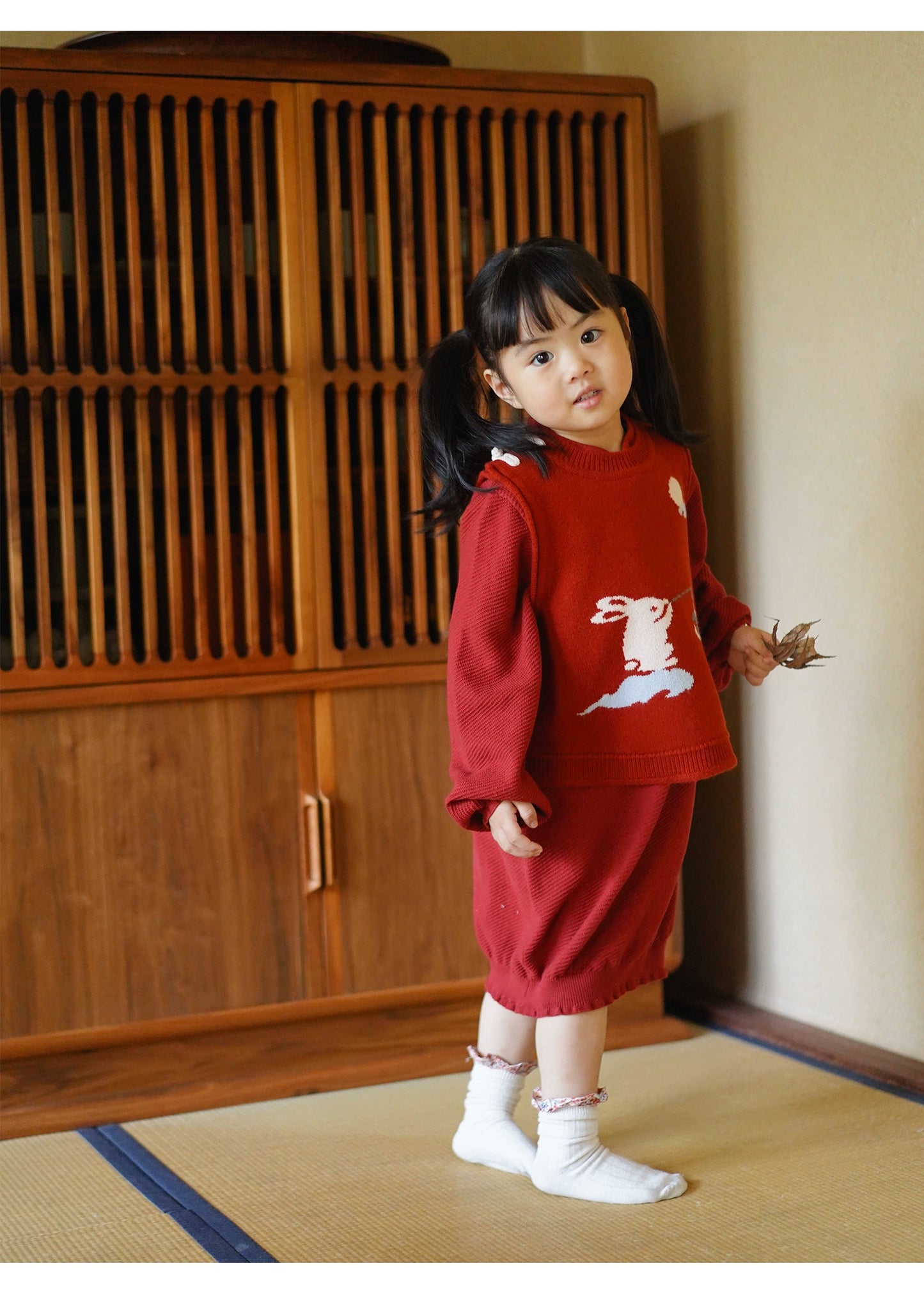 MaNa Chinese New Year Toddler Knitted Wool Vest