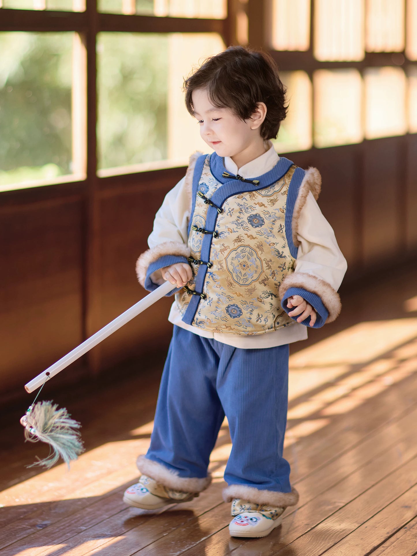 JXGX Chinese New Year Outfit 3-Piece Set ---RuiCheng