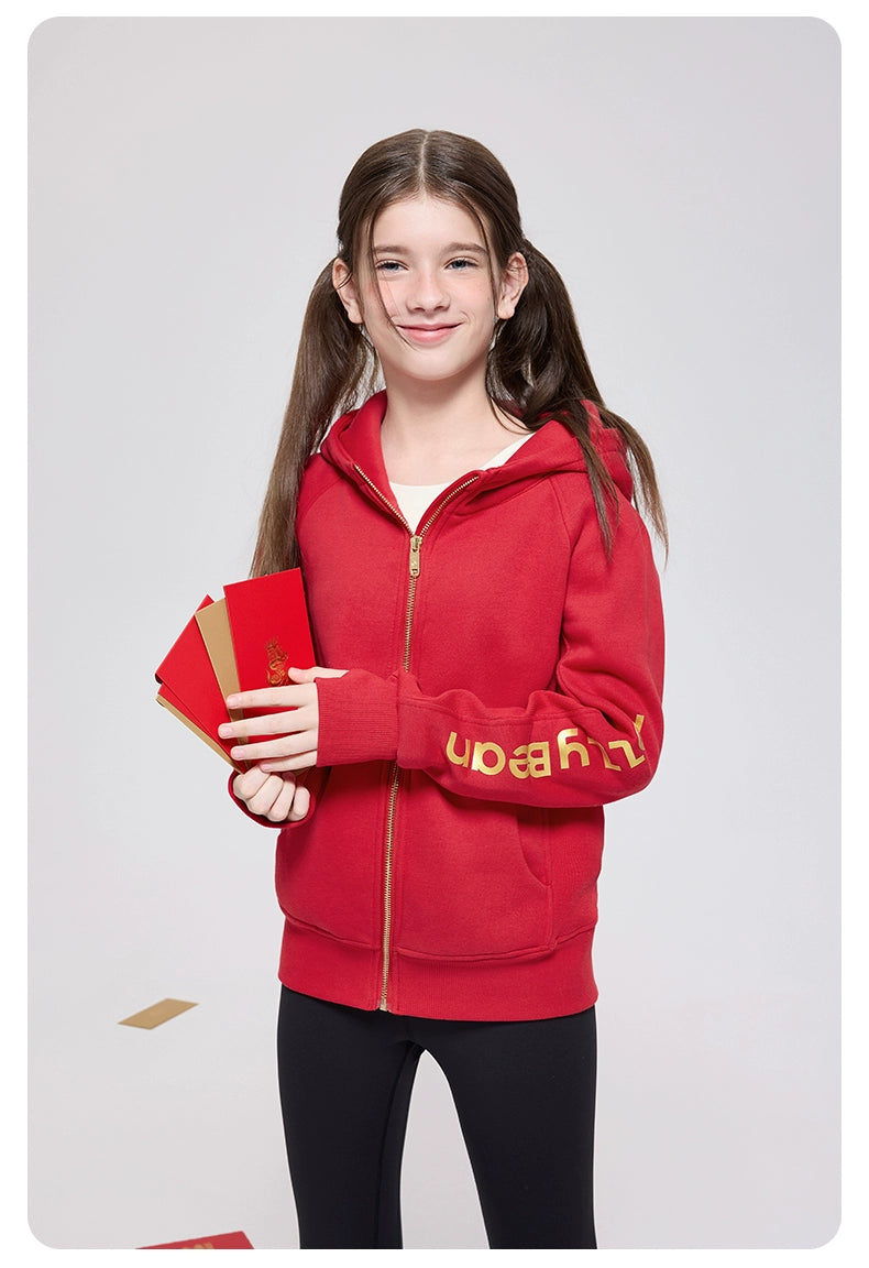 Jollybean Girls Chinese New Year's Fleece Slim Sweatshirt